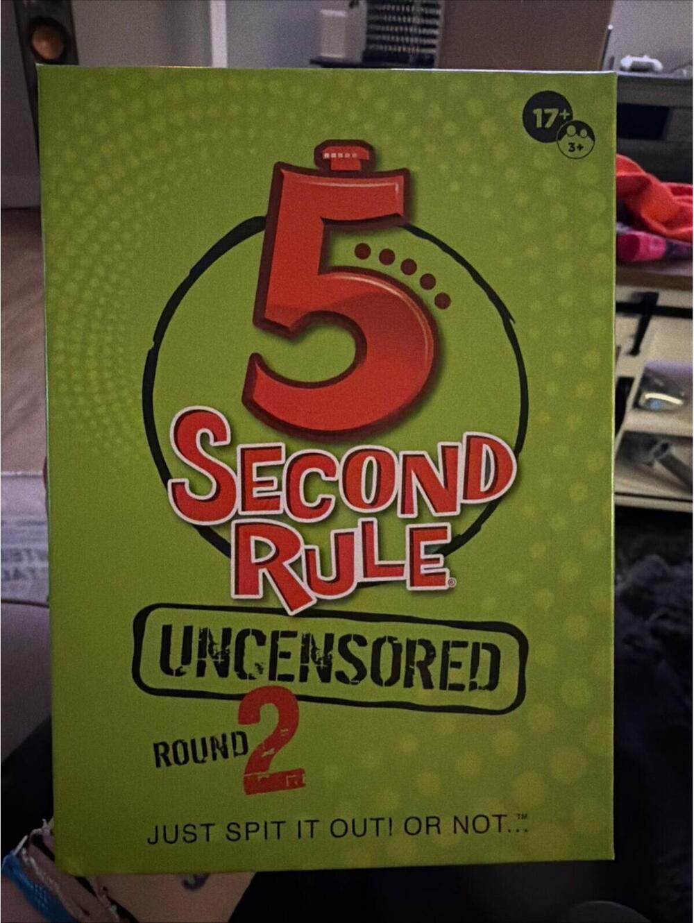 5 Second Rule Uncensored Round 2 Card Game Brand New Ships Free!